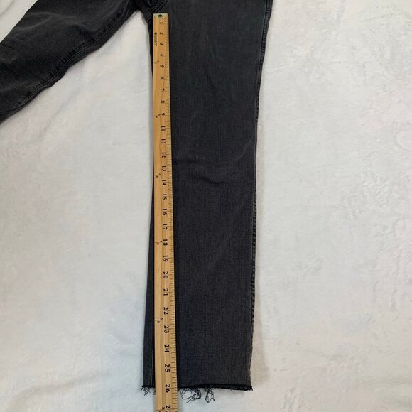 Madewell Stovepipe Banberry raw hem skinny stretch denim jeans pants - Picture 11 of 12